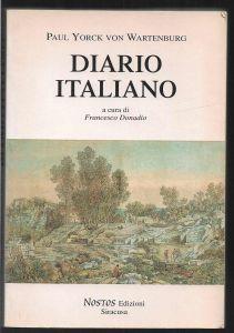 Diario italiano - Paul Yorck von Wartenburg - copertina