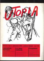 Utopia Diario mensile di problemi di cultura Anno II n. 9 settembre 1972