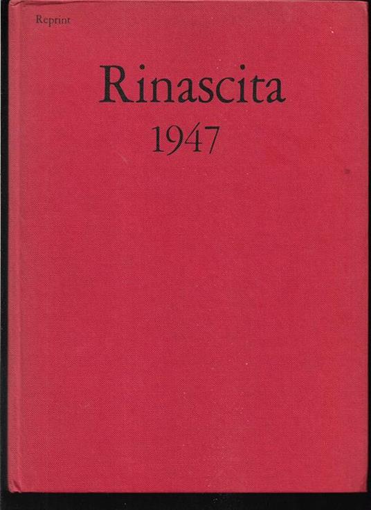 Rinascita 1947 Reprint - Palmiro Togliatti - copertina
