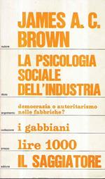 La Psicologia Sociale Dell'industria - Democrazia O Autoritarismo Nelle Fabbriche?