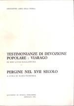 Testimonianze Di Devozione Popolare: Viarago - Pergine Nel Xvii Secolo