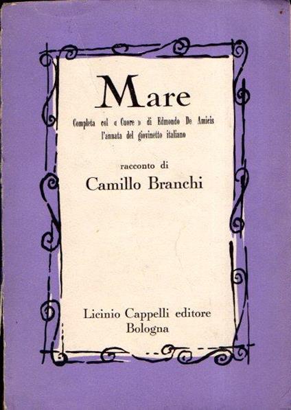 Mare - Eugenio C. Branchi - copertina