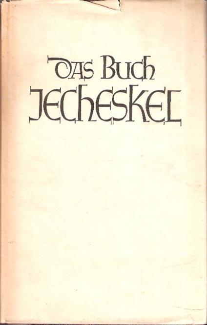 Das Buch Jecheskel - Martin Buber - copertina