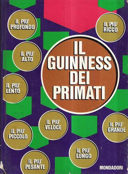 Il Guinness Dei Primati - Norris McWhirter - copertina
