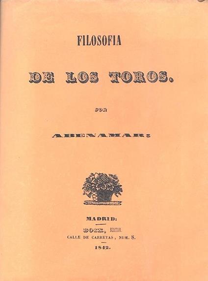 Filosofia De Los Toros - Abenamar - copertina