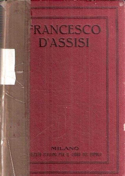 Francesco D'assisi - copertina