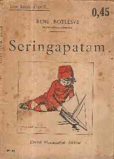Seringapatam - René Boylesve - copertina
