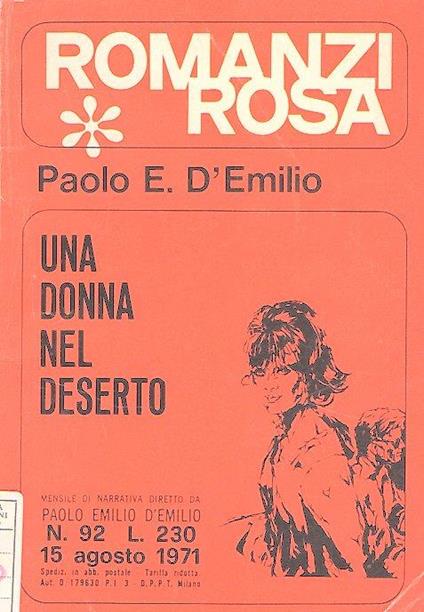 Duna Donna Nel Deserto - Paolo Emilio D'Emilio - copertina