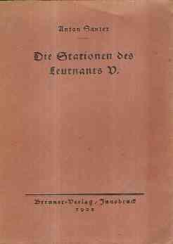 Die Stationen Des Leutnants V - Anton Santner - copertina