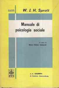 Manuale Di Psicologia Sociale - W.J.H. Sprott - copertina
