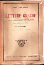 Letture Greche Per Il Biennio Del Liceo Classico