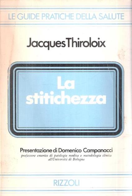 La Stitichezza - Jacques Thiroloix - copertina