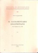 Il Sacramentario Adalpretiano Cod. Vindobon. Ser. N. 206