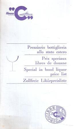 Linea C Prezziario Bottiglieria - copertina