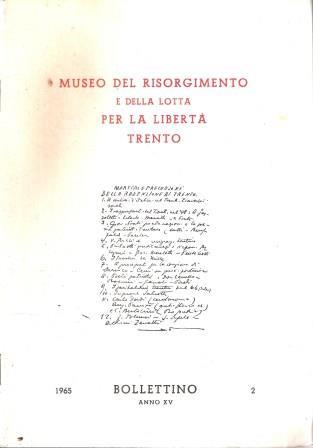 Museo Del Risorgimento E Della Lotta Per La Libertà Trento - copertina