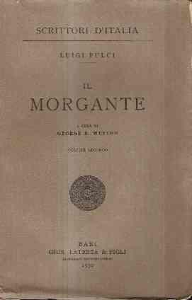 Il Morgante - Luigi Pulci - copertina
