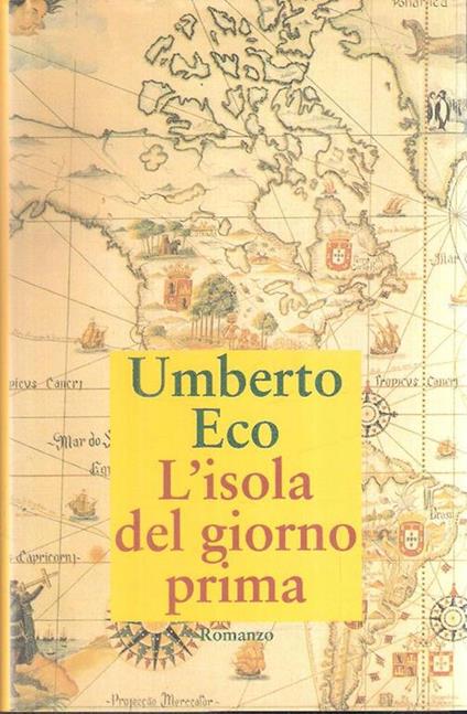 L' isola Del Giorno Prima - Umberto Eco - copertina