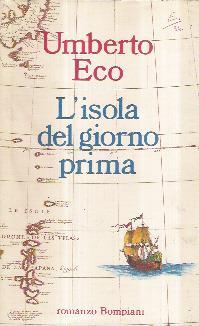 L' isola del giorno prima - Umberto Eco - copertina