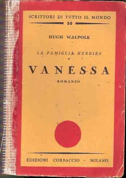 La Famiglia Herries - Vanessa - Hugh Walpole - copertina