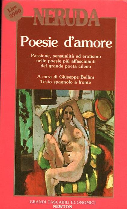 Poesie d'amore - Pablo Neruda - copertina