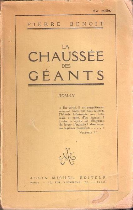 La Chaussee Des Geants - Pierre Benoit - copertina