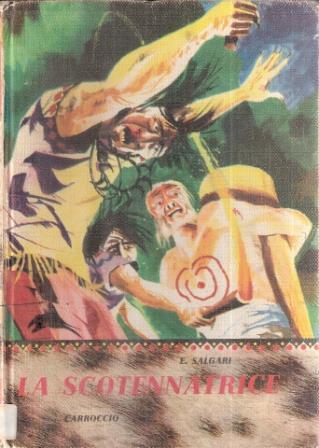 La Scotennatrice - Ill. Di Albertarelli - Emilio Salgari - copertina
