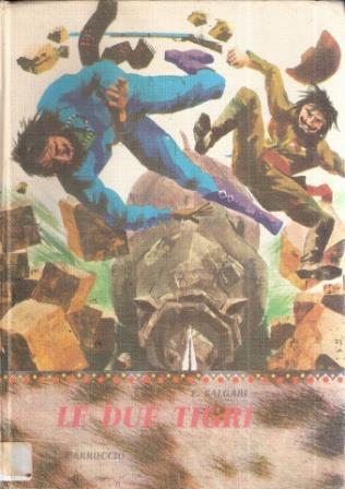 Le Due Tigri - Ill. Di Trincia - Emilio Salgari - copertina