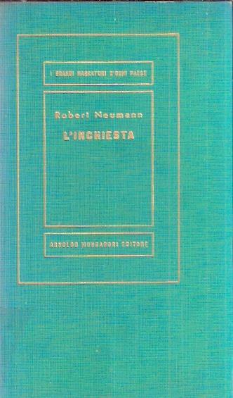 L' inchiesta - Robert Neumann - copertina