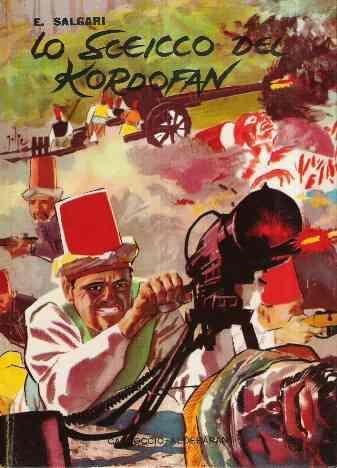 Lo Sceicco Del Kordofan. Ill. Di Golpe - Emilio Salgari - copertina