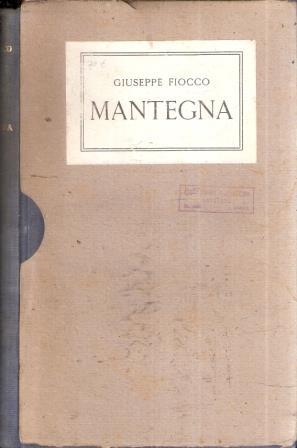 Mantegna - Giuseppe Fiocco - copertina