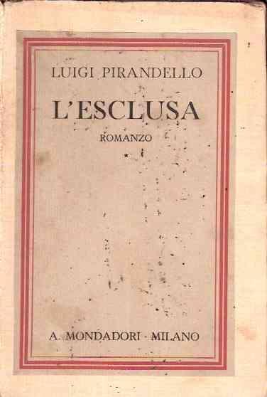 L' esclusa - Luigi Pirandello - copertina