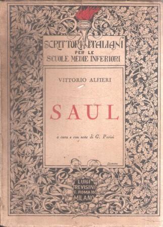 Saul - Vittorio Alfieri - copertina