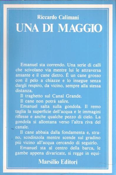 Una Di Maggio - Riccardo Calimani - copertina