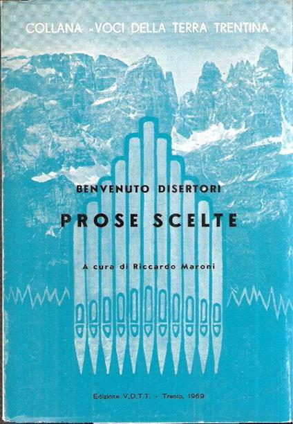 Prose Scelte - Benvenuto Disertori - copertina