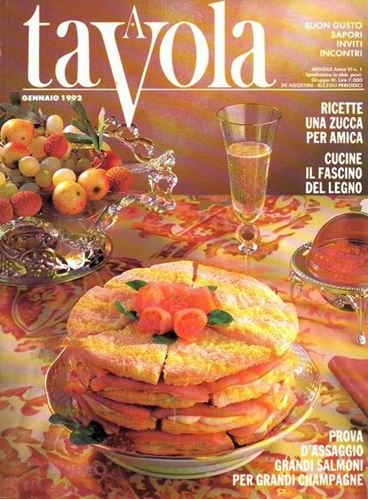 A Tavola N. 1/1992 - copertina