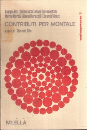 Contributi Per Montale - copertina