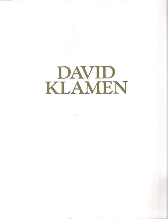 David Klamen - copertina