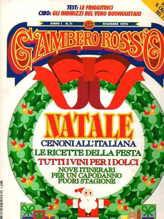 Gambero Rosso N. 11/92 - copertina