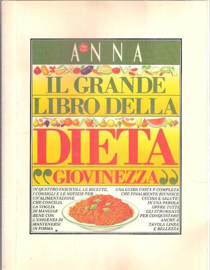 Il Grande Libro Della Dieta Giovinezza - copertina