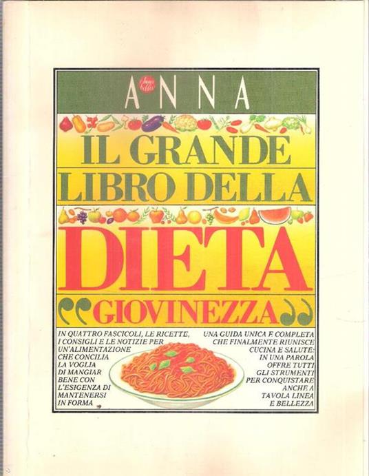 Il Grande Libro Della Dieta Giovinezza - copertina