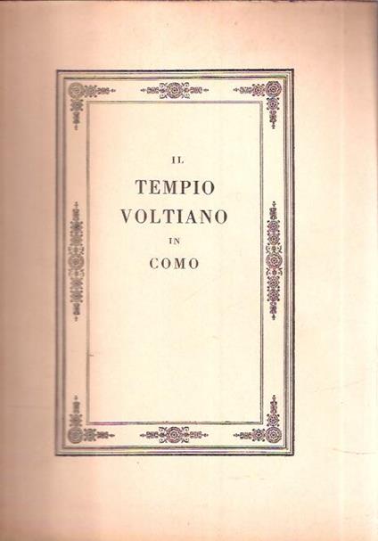Il Tempio Voltiano In Como - copertina