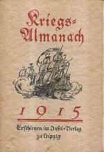 Insel-Almanach Auf Das Jahr 1915