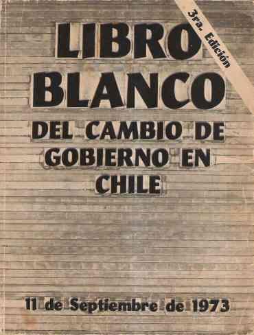 Libro Blanco Del Cambio De Gobierno En Chile - copertina