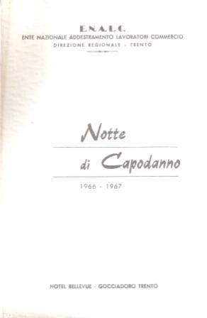 Menù Per La Notte Di Capodanno 1966-1967 - copertina