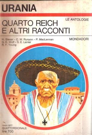 Quarto Reich E Altri Racconti - copertina