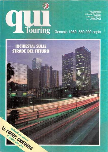 Qui Touring Annata Completa 1989 - copertina
