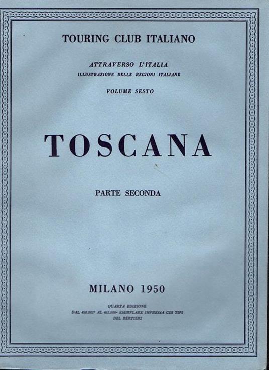 Toscana Parte Seconda - copertina