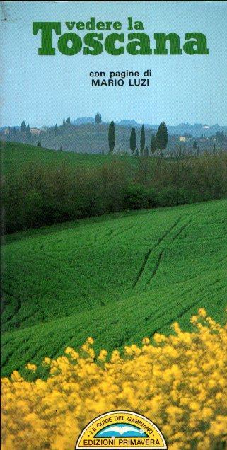Vedere La Toscana - copertina