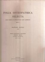 Folia Osteopathica Selecta Quae Raros Et Oncologicus Casus Afferunt Serie V