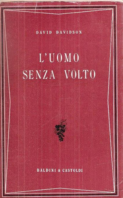L' uomo Senza Volto - David Davidson - copertina